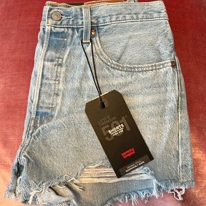 Levi’s 501 high rise shorts size 30